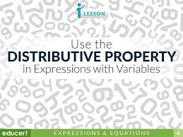 Use The Distributive Property In