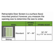 Larson 78 In Brisa White Retractable Screen Door For Sliding Door