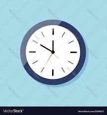 Vectorstock Blue Clocks Clock Icon