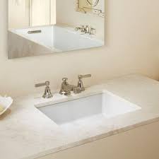 Rectangle Undermount Bathroom Sink