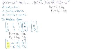 C That Satisfies The Equations Solve