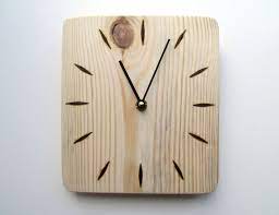 Wooden Clock 8 Rustic Wood Clock