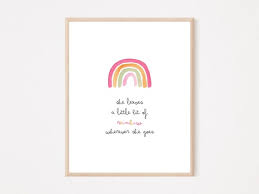 Rainbow Nursery Wall Art