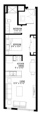 Studio Apartment Floor Plans 550