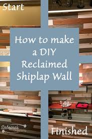 How To Make A Diy Shiplap Wall