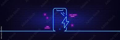 Neon Light Glow Effect Smartphone