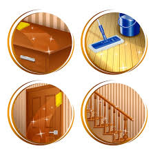 Cleaning Wood Surface Icon Premium Vector