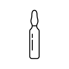 Ampoule Icon Linear Logo Of Sealed