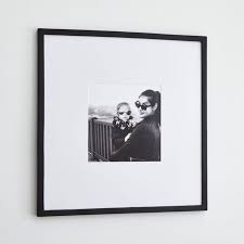 Icon Wood 11x11 Black Picture Frame