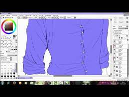 Coloring Clothes Using Paint Tool Sai