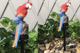 Solar Parrot Garden Light Deal Wowcher