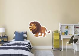 Jungle Lion Icon Removable Adhesive