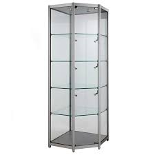 Glass Corner Showcase Cabinet