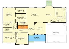 Classic Ranch House Plan Just Over 2000