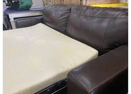 Pull Out Queen Size Leather Sofa Bed