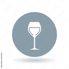 Symbol White Wine Glass Icon