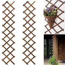 Wooden Lattice Wall 2pack Expandable