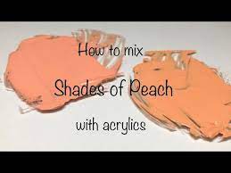 How To Make Shades Of Peach Color