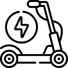 Electric Scooter Free Transport Icons