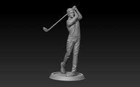 Golf Statue 3d Model 3d Printable