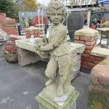 Reclaimed Garden Statue Of Little Boy