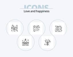 Love Line Icon Pack 5 Icon Design Gift