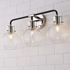 Hinley Seeded Glass Vanity Light 3