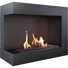 Bioethanol Fireplace Left Sided With