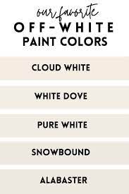 5 Off White Paint Colors You Ll Love