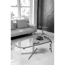 Icon Glass Coffee Table Clear Glass