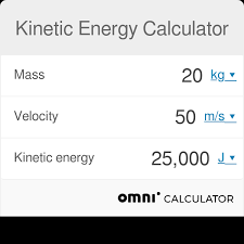 Kinetic Energy Calculator