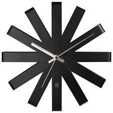 Umbra Ribbon 12 Wall Clock Black