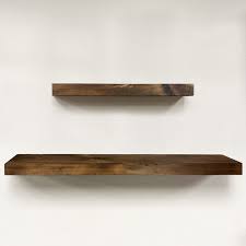 Reclaimed Wood Floating Wall Shelf