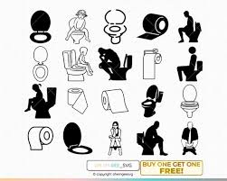 Toilet Seat Svg Sitting On A Toilet Png