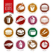 Breakfast Icon Set Stock Vector By