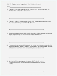 Worksheets Math Word Problems