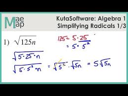 Kuta Algebra 1 Simplifying