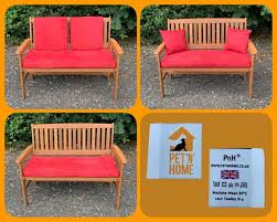 Garden Bench Cushion 3ft 4ft Or 5ft