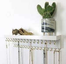 Wall Mount Necklace Holder Jewelry