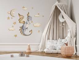 Dragon Wall Decal For Kids Baby