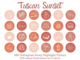 Tuscan Sunset Aesthetic Instagram Story