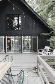 Black Exterior Paint On The Cabin