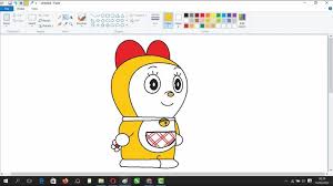 Draw And Color Dorami Doraemon