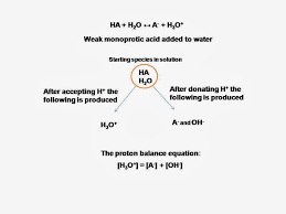 Proton Balance Equation