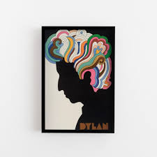 Bob Dylan Icon Poster Framed Art