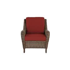 Brown Wicker Outdoor Patio Lounge Chair