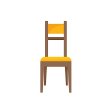 Classic Chair Icon Flat Vector
