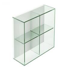 Pier Square 4 Box Glass Shelf Clear