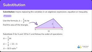 Substitution Elementary Math Steps