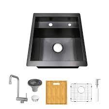 Bar Sink With Folding Faucet
